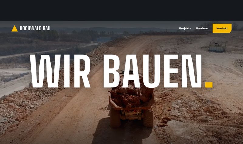 Vorschau der Beispielseite Hochwald Bau